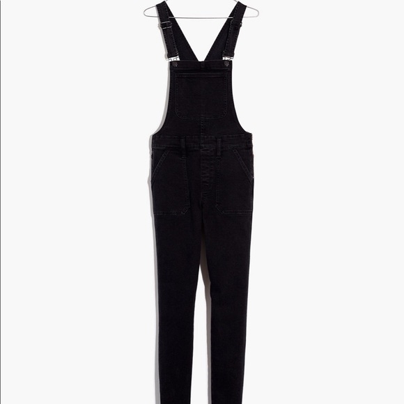 Madewell Skinny Overalls in Lunar Wash - Picture 4 of 5